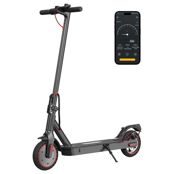 iScooter i9 összecsukható elektromos roller, 8,5" méhsejt gumi, 350W motor, 7,5Ah akkumulátor, 30 km/h, applikáció, IP54 vízálló
