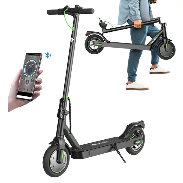 isinwheel S9 Pro elektromos roller, 350W motor, 36V 7.5Ah akkumulátor, 8.5" felfújható kerék, 25km/h, 28km hatótáv, applikációs vezérlés
