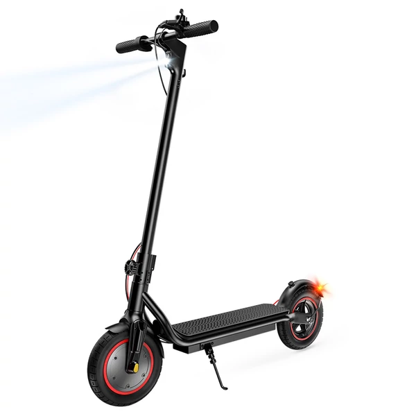 iScooter W6 összecsukható elektromos roller – 500W motor, 36V 7.8Ah akkumulátor, 10" kerék, 35km/h végsebesség, 30km hatótáv, hátsó tárcsafék, LCD kijelző