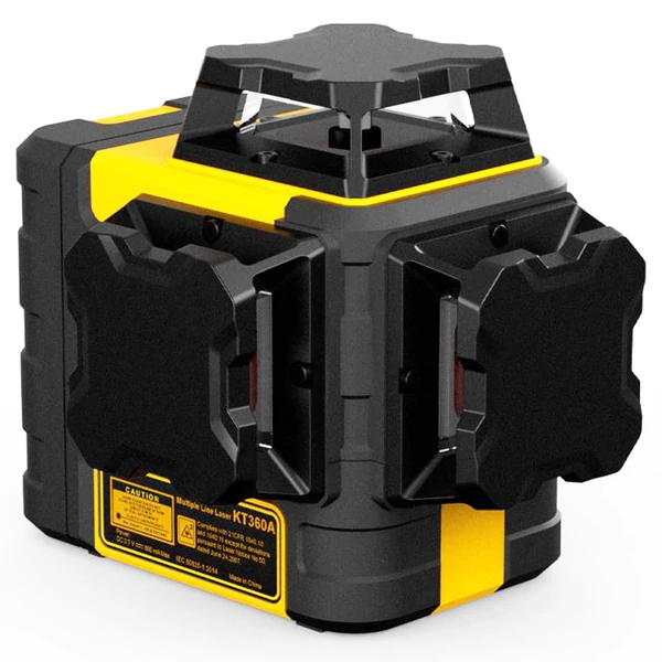 KAIWEETS KT360A önbeálló 3D lézeres szintező, 3×360° vízszintes/függőleges vonal