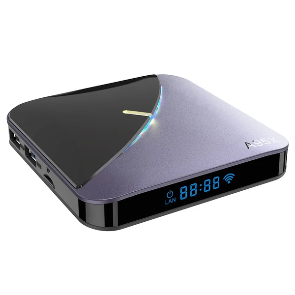 A95X F3 Air II 4GB/32GB 4K AV1 TV BOX RGB világítás, Android 11, Amlogic S905Y4, ARM Cortex A53, 2.4G+5G WIFI