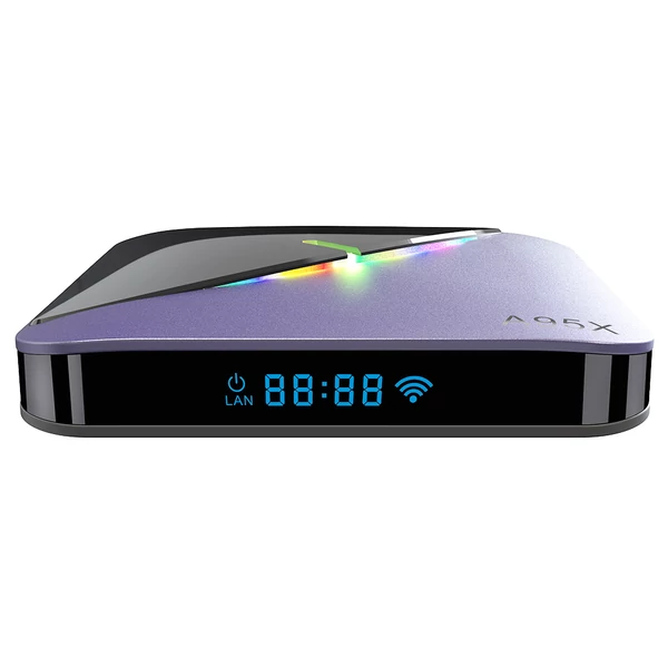 A95X F3 Air II 4GB/32GB 4K AV1 TV BOX RGB világítás, Android 11, Amlogic S905Y4, ARM Cortex A53, 2.4G+5G WIFI