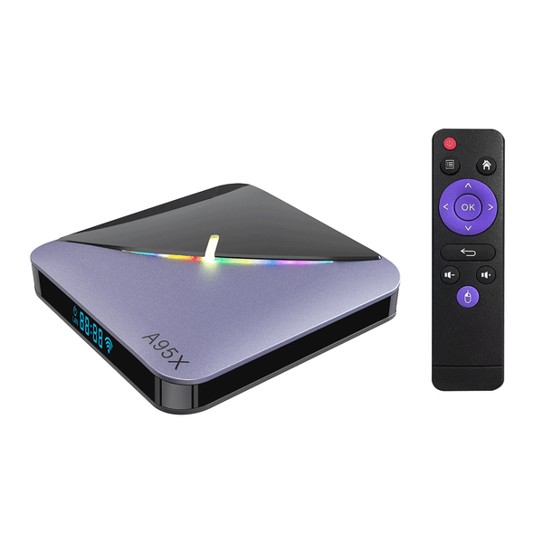A95X F3 Air II 4GB/32GB 4K AV1 TV BOX RGB világítás, Android 11, Amlogic S905Y4, ARM Cortex A53, 2.4G+5G WIFI