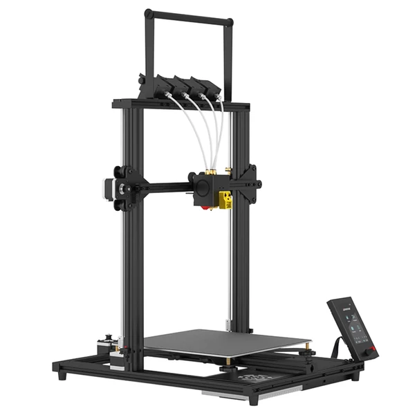 Zonestar Z8PM4 Pro 3D nyomtató 4 Titan extruder, 4 az 1-ben színkeverés, automata szintezés, 32bit alaplap, LCD, nyílt forrás, 300x300x400 mm