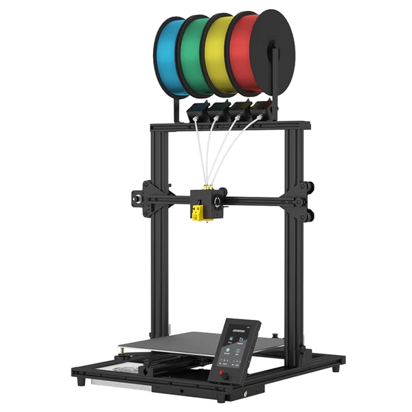 Zonestar Z8PM4 Pro 3D nyomtató 4 Titan extruder, 4 az 1-ben színkeverés, automata szintezés, 32bit alaplap, LCD, nyílt forrás, 300x300x400 mm
