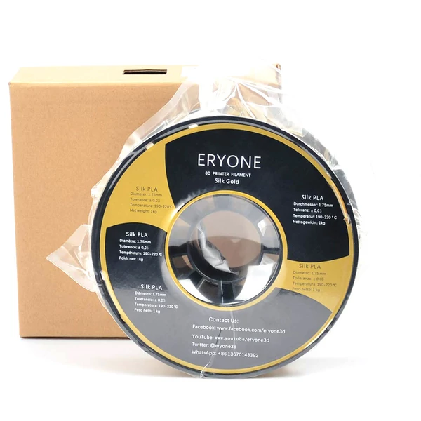 ERYONE Selyem PLA Nyomtatószál 1kg - arany