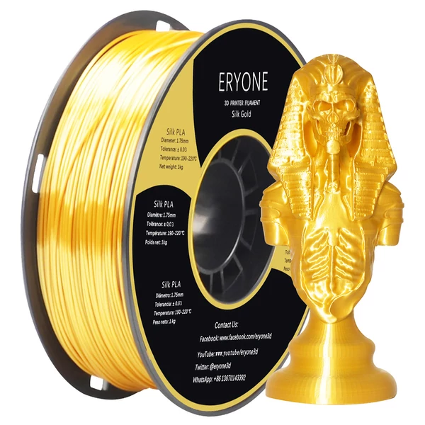 ERYONE Selyem PLA Nyomtatószál 1kg - arany