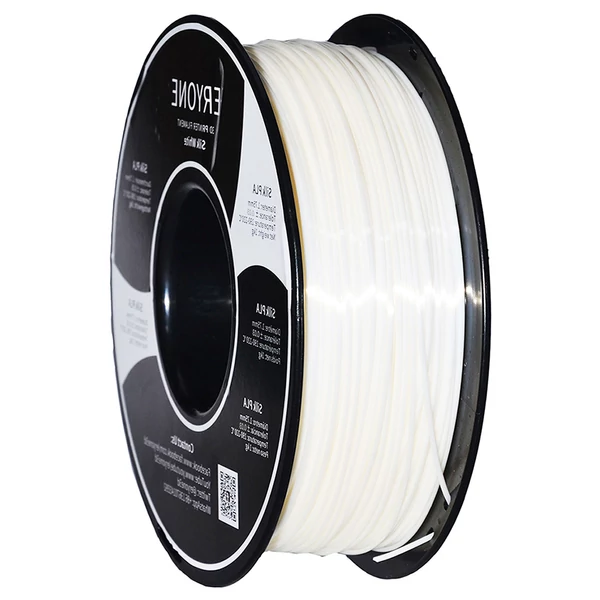 ERYONE Selyem PLA 3D nyomtató filament 1.75mm, 1kg, ±0.03mm pontosság - fehér