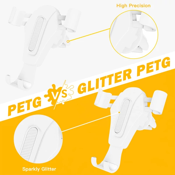 ERYONE PETG 3D nyomtató filament 1,75mm, 1kg, ±0,03mm pontosság - fehér
