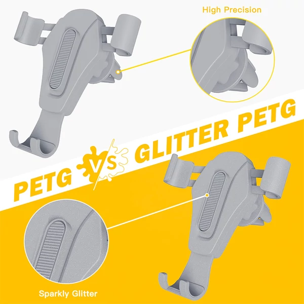 ERYONE PETG 3D nyomtató filament 1.75mm, 1kg, ±0.03mm pontosság - Szürke