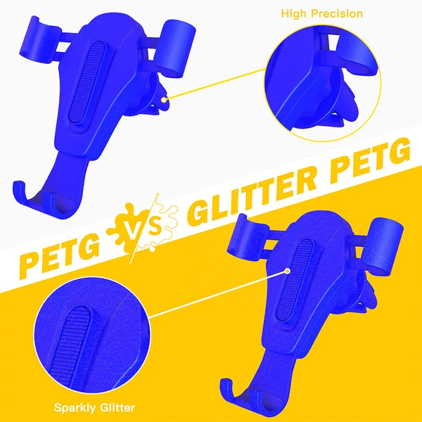 ERYONE PETG 3D nyomtató filament 1,75mm, 1kg, ±0,03mm pontosság, kiváló minőség - kék