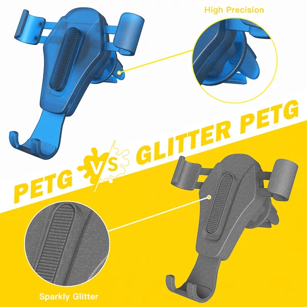 ERYONE PETG 3D nyomtató filament 1kg - Átlátszó kék