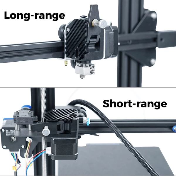 TWO TREES teljesen fém balos klón dupla hajtású extruder 3D nyomtatóhoz - fekete