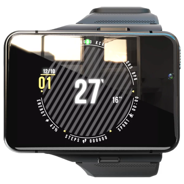 LOKMAT APPLLP MAX okosóra Androiddal, 4+64GB, 2.88" TFT kijelző, dupla kamera, WiFi, GPS, 4G - fekete