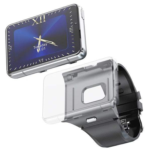 LOKMAT APPLLP MAX okosóra Androiddal, 4+64GB, 2.88" TFT kijelző, dupla kamera, WiFi, GPS, 4G - fekete