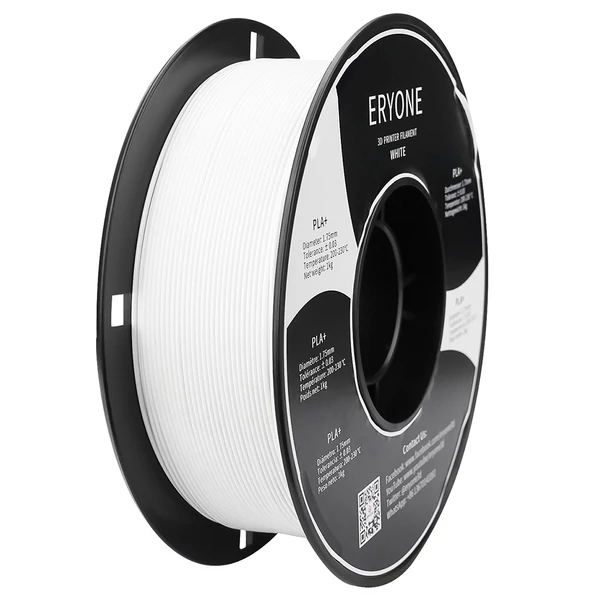 ERYONE PLA+ 3D nyomtató filament 1kg - fehér