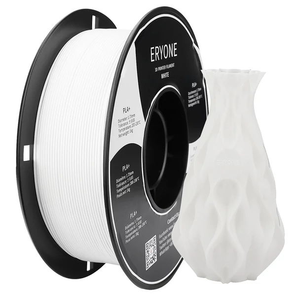 ERYONE PLA+ 3D nyomtató filament 1kg - fehér