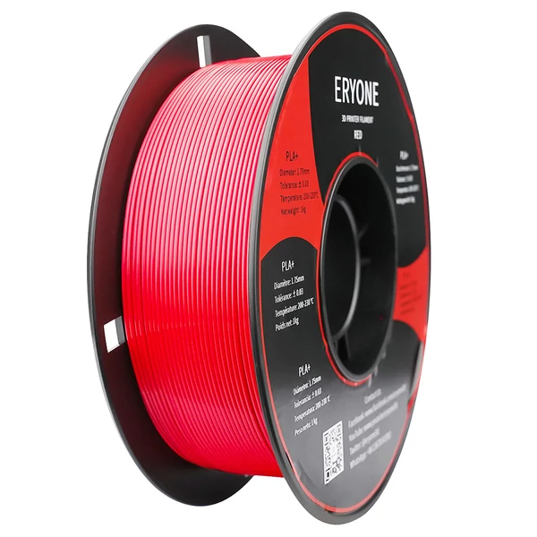 ERYONE PLA+ nyomtató filament 1kg - piros