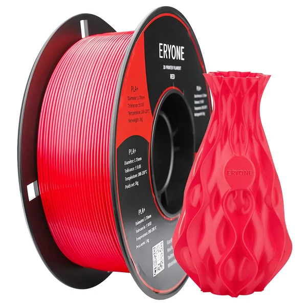 ERYONE PLA+ nyomtató filament 1kg - piros