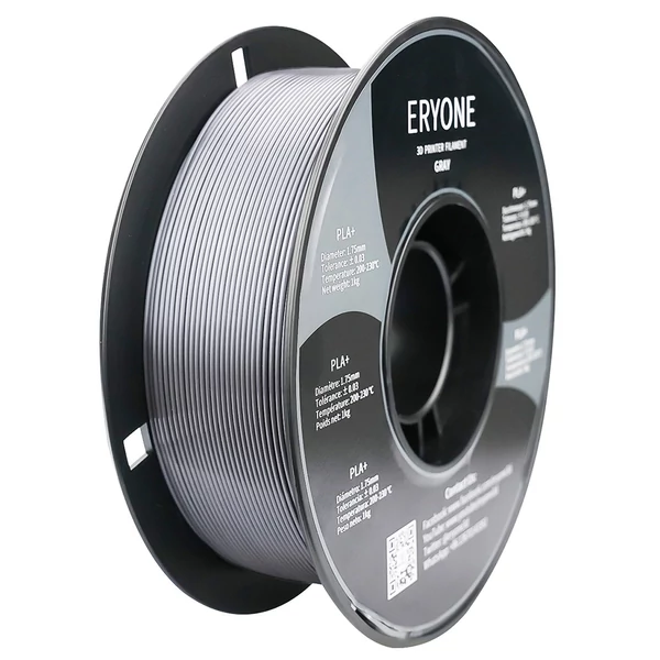 ERYONE PLA+ 3D nyomtató filament 1kg - szürke