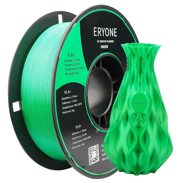 ERYONE PLA+ nyomtatószál 1kg - zöld