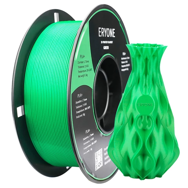 ERYONE PLA+ nyomtatószál 1kg - zöld