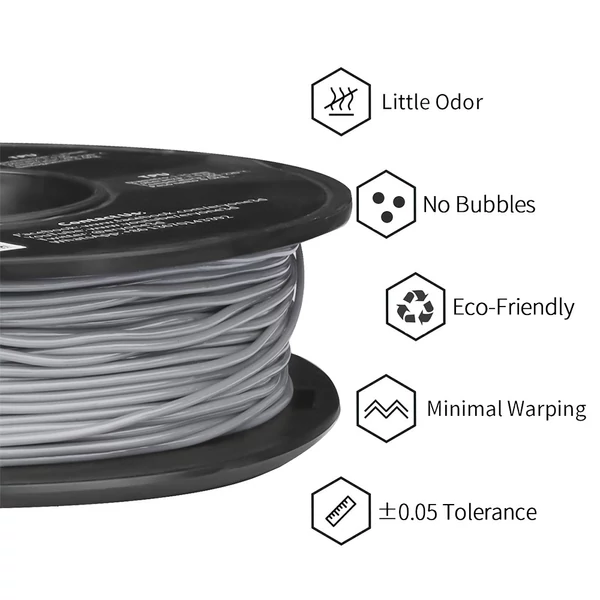 ERYONE TPU nyomtatószál 0,5kg - szürke