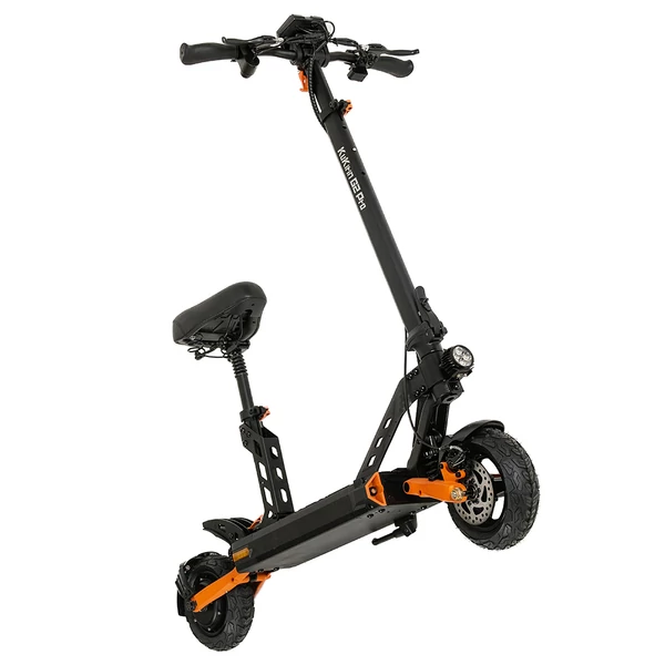 KuKirin G2 Pro összecsukható elektromos roller, 600W, 48V 15,6Ah, 58km hatótáv, HD LCD, dupla tárcsafék, LED, levehető ülés, irányjelző
