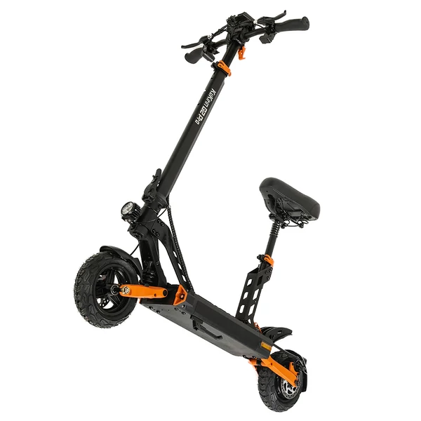 KuKirin G2 Pro összecsukható elektromos roller, 600W, 48V 15,6Ah, 58km hatótáv, HD LCD, dupla tárcsafék, LED, levehető ülés, irányjelző