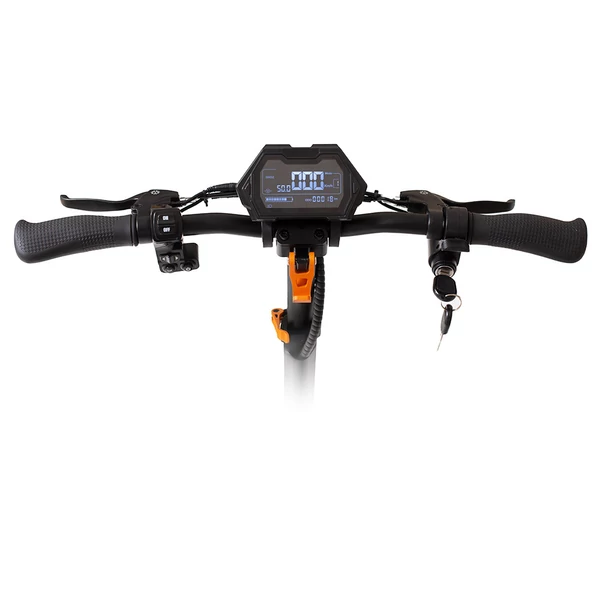 KuKirin G2 Pro összecsukható elektromos roller, 600W, 48V 15,6Ah, 58km hatótáv, HD LCD, dupla tárcsafék, LED, levehető ülés, irányjelző