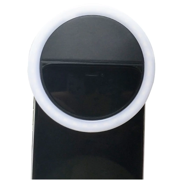 LED szelfi fénygyűrű, csíptetős vaku mobilhoz, iPhone, Samsung, tablet, 150mAh, Lumin Clip Light