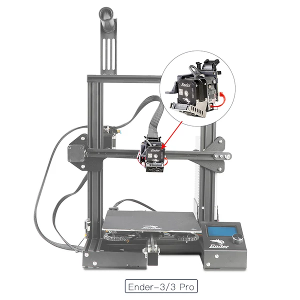 Creality Sprite Extruder Pro DIY készlet, 300°C, minden Ender 3 3D nyomtatóhoz kompatibilis