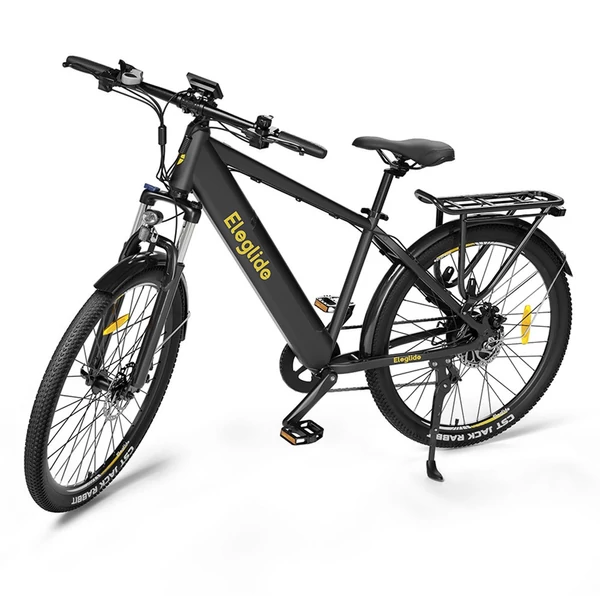 Eleglide T1 átlépős elektromos trekking kerékpár 27,5" 36V 13Ah 250W Shimano 7 sebesség, 25km/h, 100km hatótáv, IPX4, dupla tárcsafék - fekete