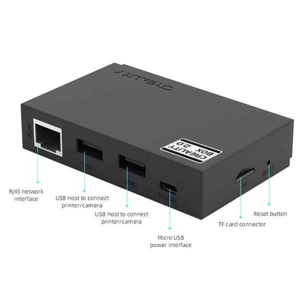 Creality Smart Kit 2.0 WiFi Box – Felhő szeletelés, nyomtatás, 1080P webkamera, távirányítás