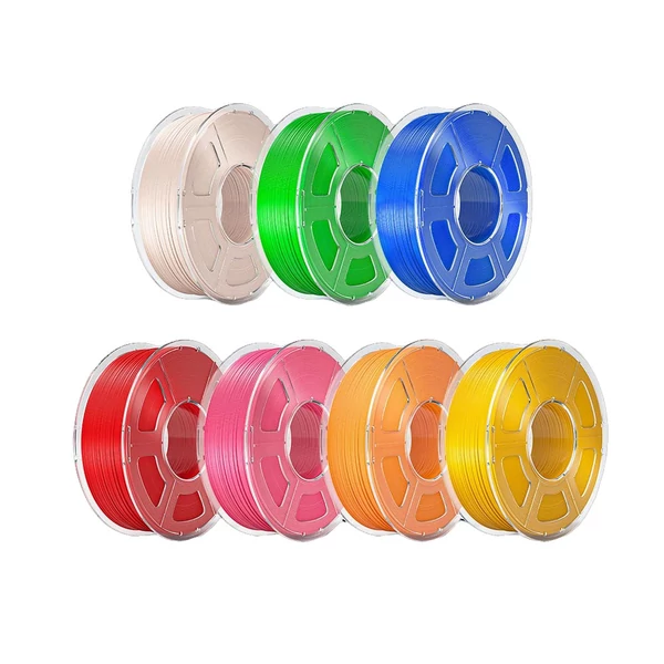 7kg Mecpow High Speed PLA+ filament - 1kg Piros/Kék/Bőrszín/Zöld/Sárga/Narancs/Rózsaszín