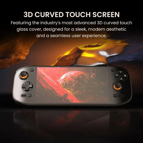 AYN Odin 2 Portal kézi játékkonzol, 7" 1080p 120Hz OLED érintőkijelző, 12GB RAM, 512GB tárhely, 8000mAh, Android 13, WiFi 7, BT 5.3 – Fehér