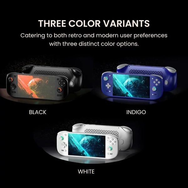 AYN Odin 2 Portal kézi játékkonzol, 7" 1080p 120Hz OLED érintőkijelző, 12GB RAM, 512GB tárhely, 8000mAh, Android 13, WiFi 7, BT 5.3 – Fehér