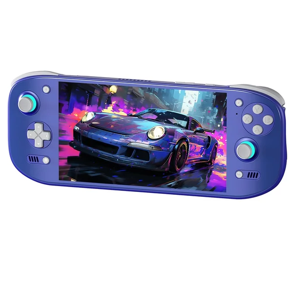 AYN Odin 2 Portal kézi játékkonzol, 7" 1080p 120Hz OLED érintőkijelző, 12GB RAM, 512GB tárhely, 8000mAh, Android 13, WiFi 7, BT 5.3 – Indigó