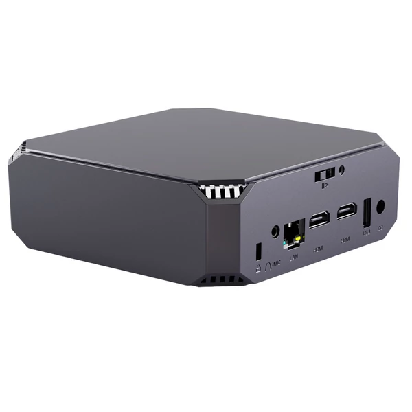 FIREBAT AK2 Mini PC, Intel N100, 4 mag, max. 3,4GHz, 16GB RAM, 512GB SSD, 2×HDMI 2.0 4K 60Hz, WiFi 5, BT 4.2, USB, LAN, hűtőventilátor