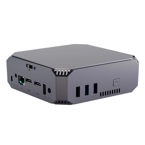 FIREBAT AK2 Mini PC, Intel N100, 4 mag, max. 3,4GHz, 16GB RAM, 512GB SSD, 2×HDMI 2.0 4K 60Hz, WiFi 5, BT 4.2, USB, LAN, hűtőventilátor