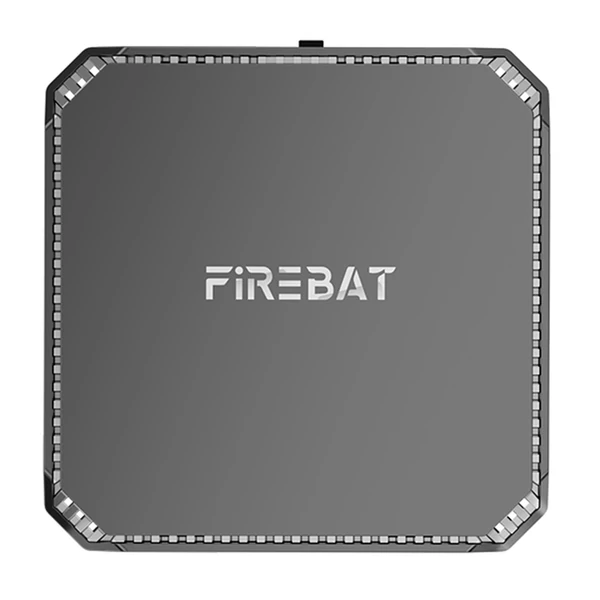 FIREBAT T2 Mini PC, Intel N150 4 magos 3.6GHz, 16GB RAM, 512GB SSD, DP+HDMI 4K kétképernyős, WiFi 5, BT 4.2, 2×USB3.2, 2×USB2.0, LAN, audio
