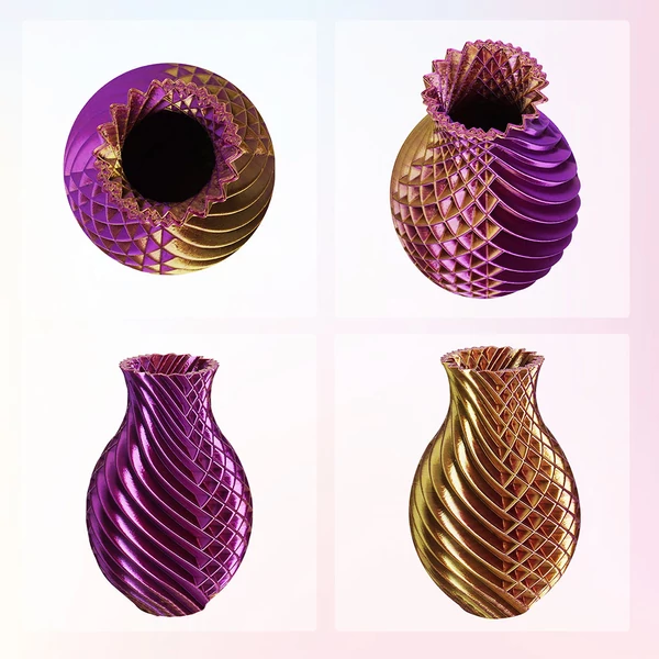 ERYONE Dual Color Silk PLA nyomtató filament 1kg - sárga-lila