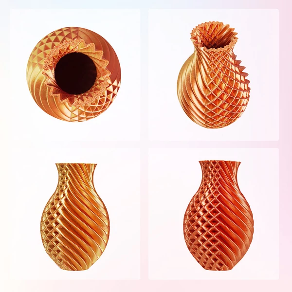 ERYONE Dupla Színű Selyem PLA 3D nyomtató filament 1kg - arany-réz