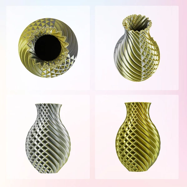 ERYONE két színű selyem PLA nyomtatószál 1,75mm, 1kg, 3D nyomtatóhoz - arany-szürke