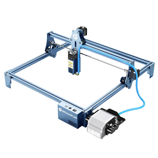 SCULPFUN S9/S10 légbefúvó fúvóka készlet + EU 220V 30L/perc kompresszor, teljes fém kivitel