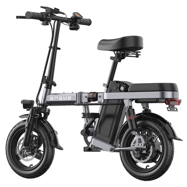 ENGWE T14 14" összecsukható elektromos kerékpár 250W, 25km/h, 48V 10Ah kivehető akkumulátor, városi, hordozható - Szürke