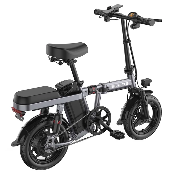ENGWE T14 14" összecsukható elektromos kerékpár 250W, 25km/h, 48V 10Ah kivehető akkumulátor, városi, hordozható - Szürke