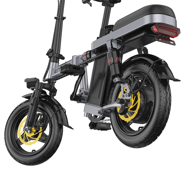 ENGWE T14 14" összecsukható elektromos kerékpár 250W, 25km/h, 48V 10Ah kivehető akkumulátor, városi, hordozható - Szürke