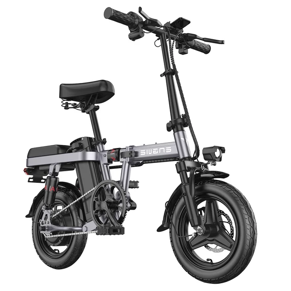 ENGWE T14 14" összecsukható elektromos kerékpár 250W, 25km/h, 48V 10Ah kivehető akkumulátor, városi, hordozható - Szürke