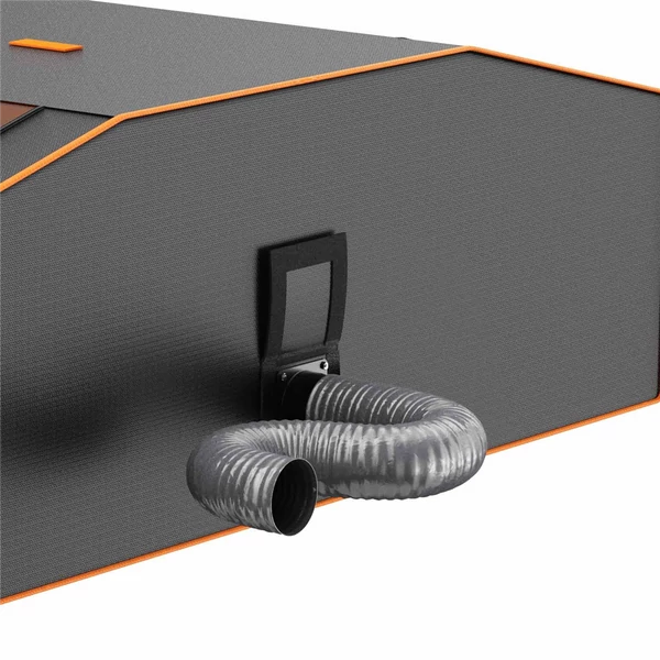 Mecpow FC3 nagyméretű lézergravírozó ház 1300x730x460 mm, tűzálló, ablakkal, ventilátorral, kipufogócsővel